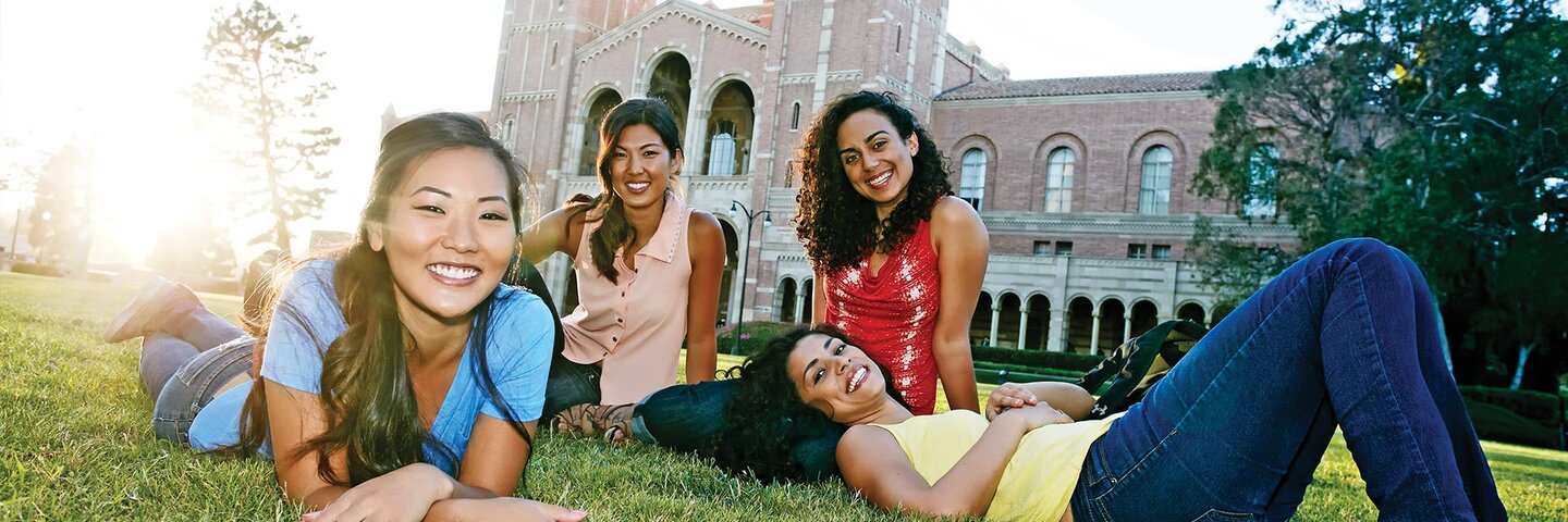 International students studying at UCLA