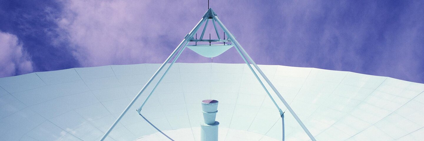 close up of radar system