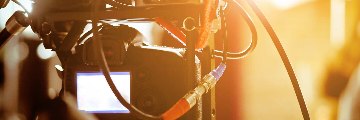 Close-Up Of DSLR camera