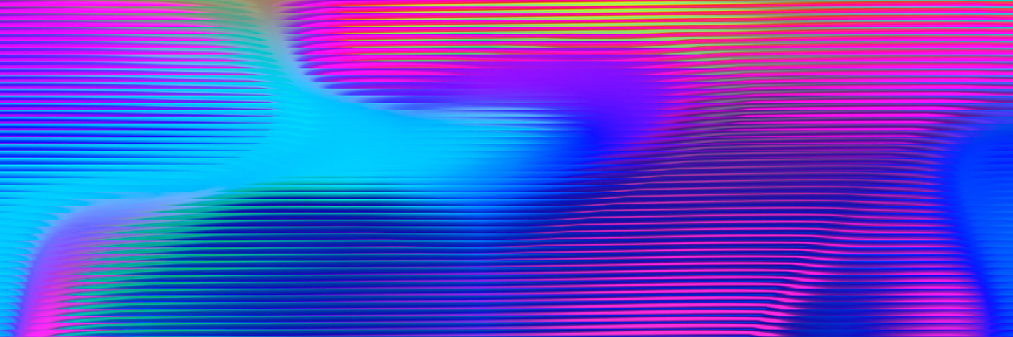 Abstract color banding