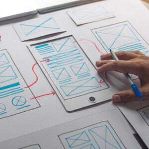 user experience wireframes